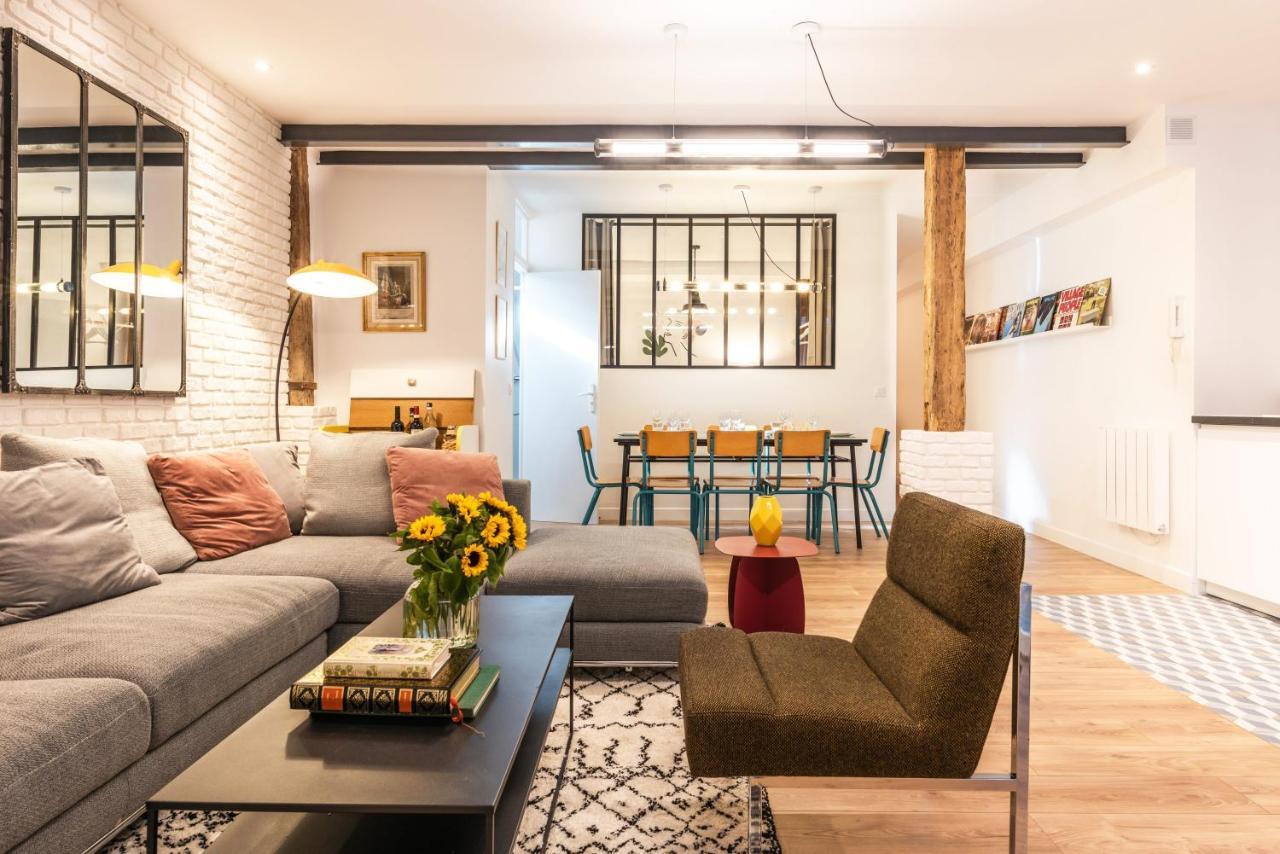 Apartamento Design & New Loft In Heart Of París Exterior foto